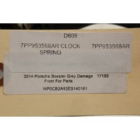 2014 Porsche Boxster Turn Signal Wiper Column Switch Clock Spring - 7PP953568AR OEM