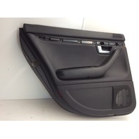 2006 2007 2008 Audi A4 S4 sedan left rear door panel black 8E0867305 small scuff OEM
