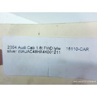 2003 2004 2005 2006 2007 2008 Audi A4 S4 cabriolet trunk shock lift support OEM