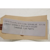 2015 Porsche 911 front bumper cover bracket trim panel 99150576804 OEM