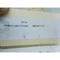2001-2004 Porsche 911 996 Turbo oil return pipe tube OEM