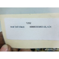 2002-2004 Porsche 911 996 Coupe Rear Seat Belt Right OEM