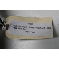 1999-2012 Porsche 911 Convertible Right Rear Seat Belt 99780303601 OEM