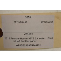 2013-2016 Porsche Boxster 981 Air Bag Impact Sensor 9P1959354 OEM