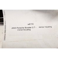 2003 Porsche Boxster 2.7 Passenge Right Mirror Housing Cover OEM