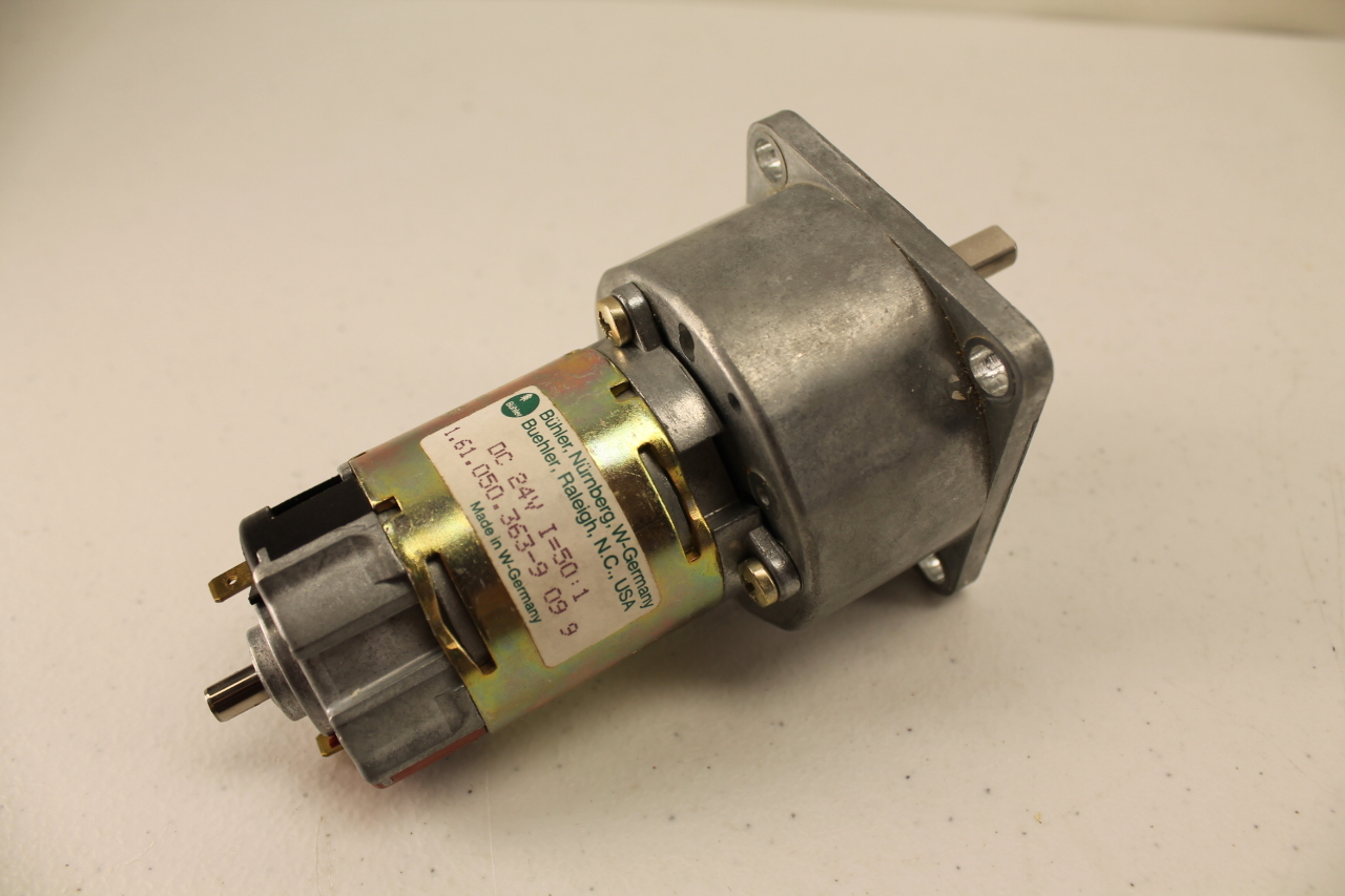 Buhler Gear Motor 1.61.050.3639 24V I=501 PLC Surplus Supply, LLC