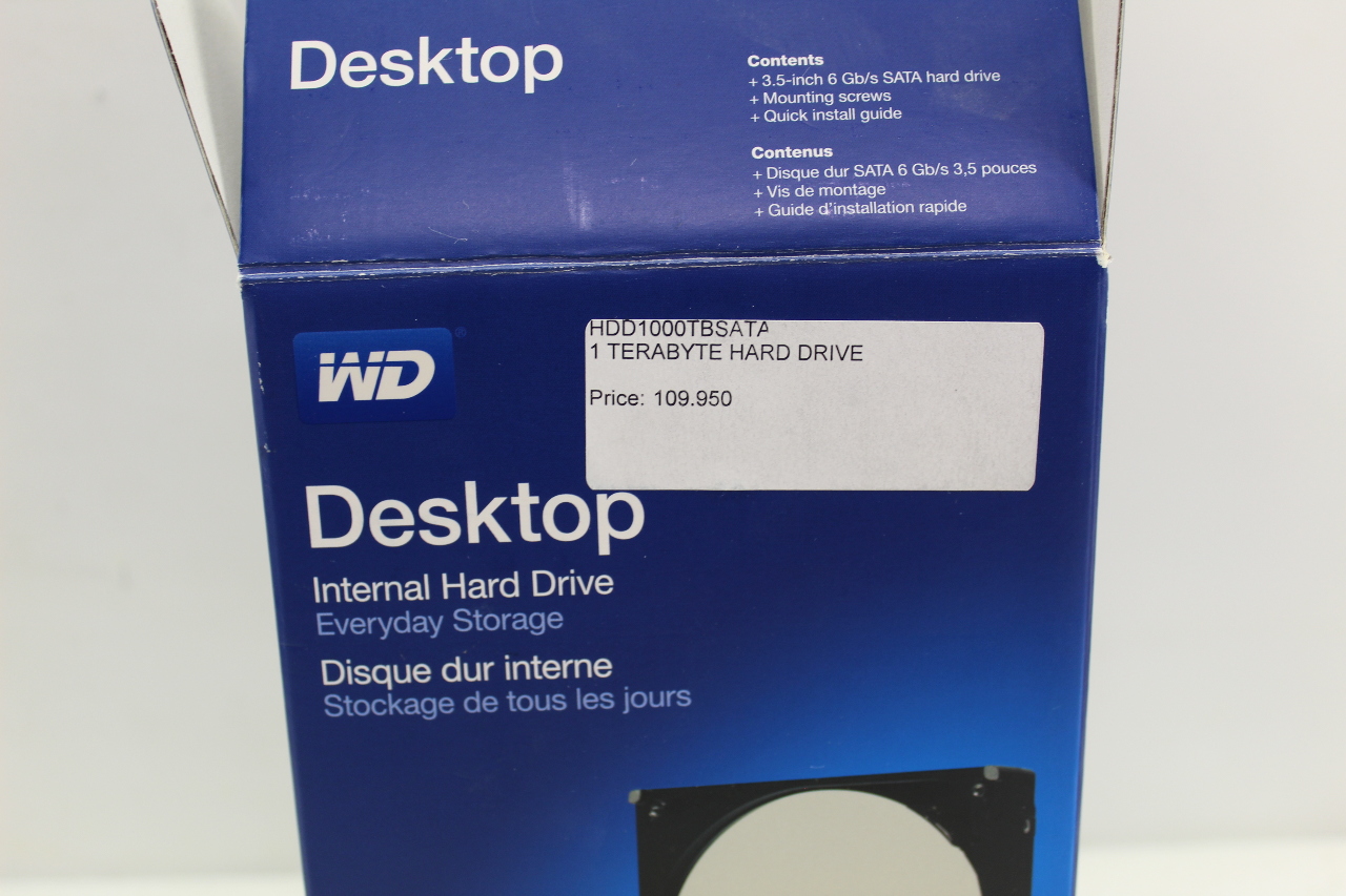 Western Digital WD10EZEX SATA 1TB Hard Disk Drive New | PLC Surplus ...
