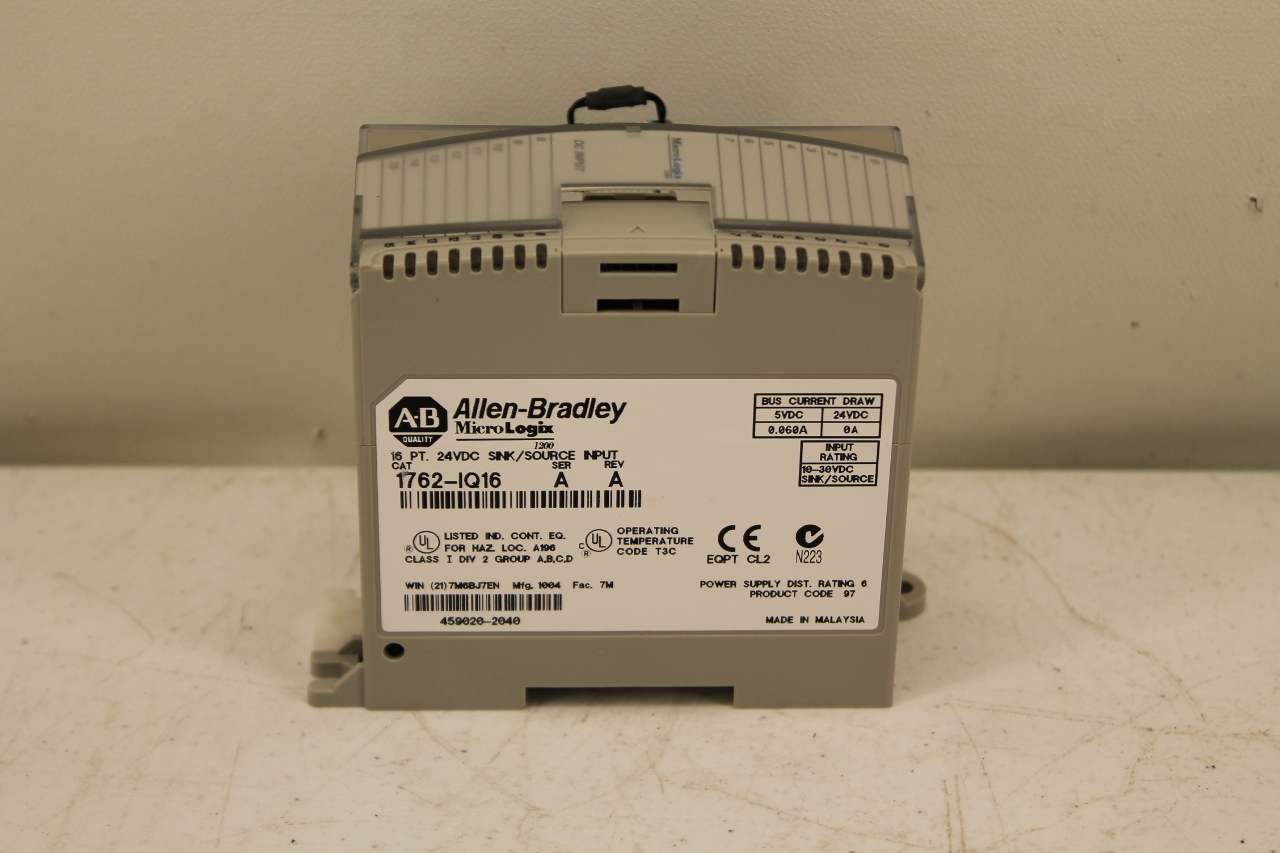 Allen Bradley MicroLogix 1762-OW16 Relay Output Module | PLC Surplus