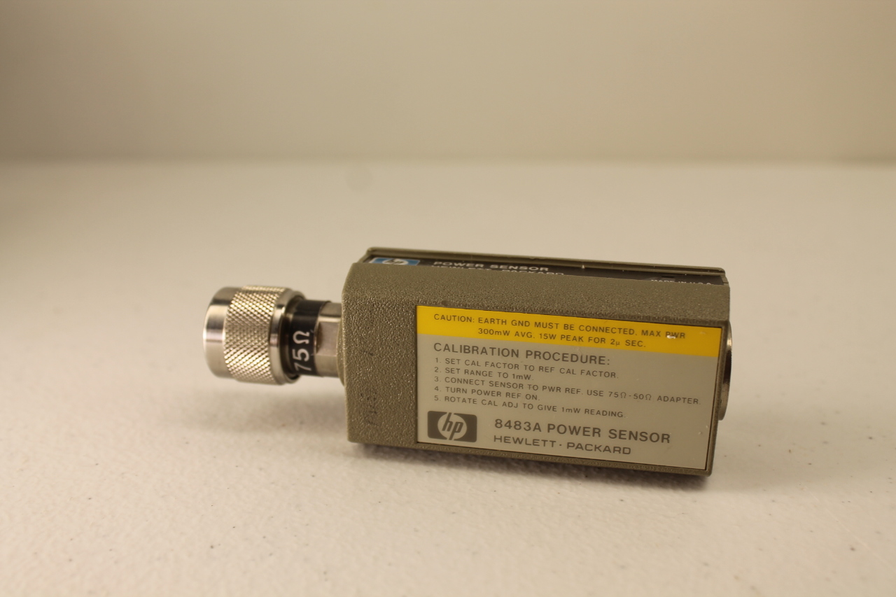 HP Hewlett Packard 8483A Power Sensor 75 Ohm 100 Ghz 2 Ghz PLC