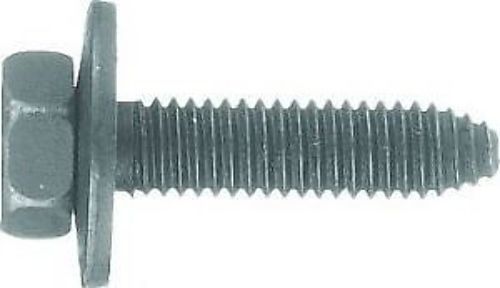 Hex Head SEMS Body Bolt M6-1.0 X 22.5mm - Zinc Plated Class 9.8, Compatible With Ford N606676-S3650