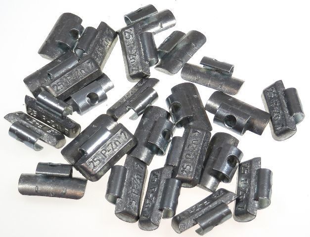 USA Made Tire Weights 25-Pack .25 Oz MC Style Clip-On Wheel Weights &ndash; USA Made By Perfect Equipment 1/4 Oz Wheel Balance