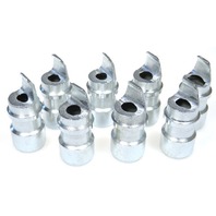 (8) HUNTER ALIGNMENT CLAMP ALUMINUM WHEEL RIM GUARD SLEEVE SET ALIGNER STUDS (8) HUNTER ALIGNMENT CLAMP ALUMINUM WHEEL RIM GUARD SLEEVE SET ALIGNER STUDS