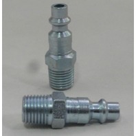 MILTON 727 Air line hose fitting nipple M style 1/4" male NPT thread MILTON 727 Air line hose fitting nipple M style 1/4" male NPT thread