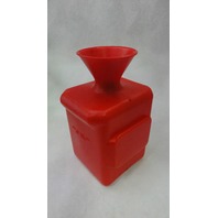 Angled Top Lube Bucket Bottle Side Mount Bracket with Lube Cotton Swab