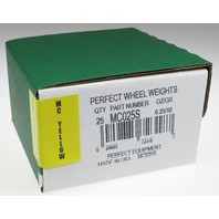 (25) .25 ounce 1/4 oz MC Style Wheel weight, USA MADE Perfect Equipment (25) .25 ounce 1/4 oz MC Style Wheel weight, USA MADE Perfect Equipment