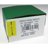 (25) .50 ounce 1/2 oz MC Style Wheel weight, USA MADE Perfect Equipment (25) .50 ounce 1/2 oz MC Style Wheel weight, USA MADE Perfect Equipment
