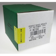 (25) 1.50 ounce 1-1/2 oz MC Style Wheel weight, USA MADE Perfect Equipment (25) 1.50 ounce 1-1/2 oz MC Style Wheel weight, USA MADE Perfect Equipment