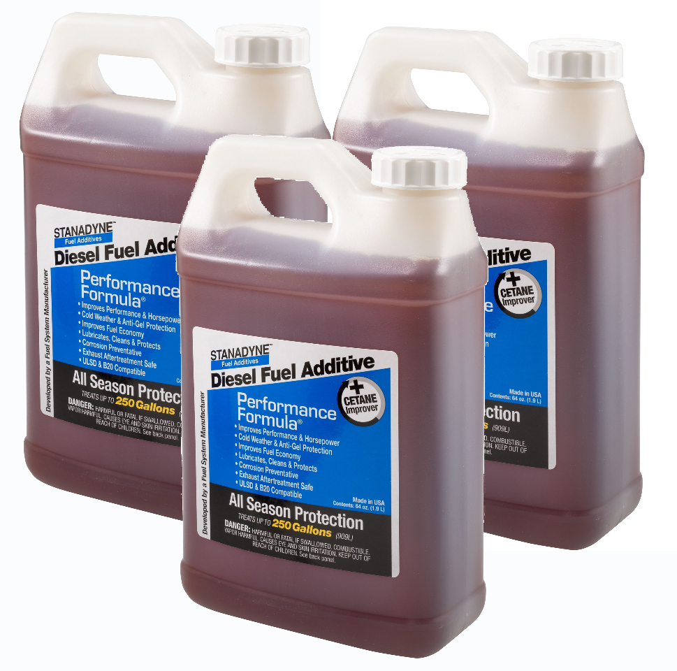 Stanadyne Performance Formula Diesel Fuel Additive 3 Pack of 1/2 Gallon