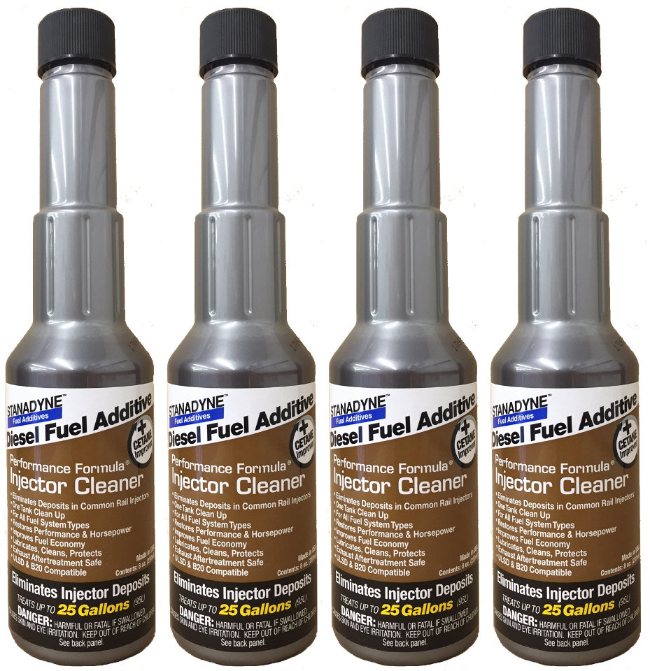 Stanadyne Diesel Injector Cleaner 4 Pack of 8 oz bottles Stanadyne