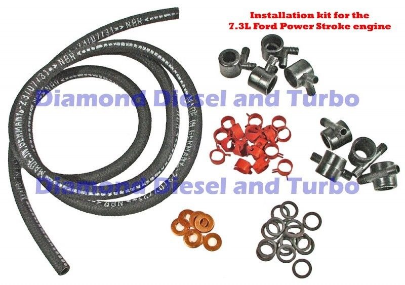 6.9L / 7.3L Diesel Fuel Injection Line kit Includes 8 lines plus Return