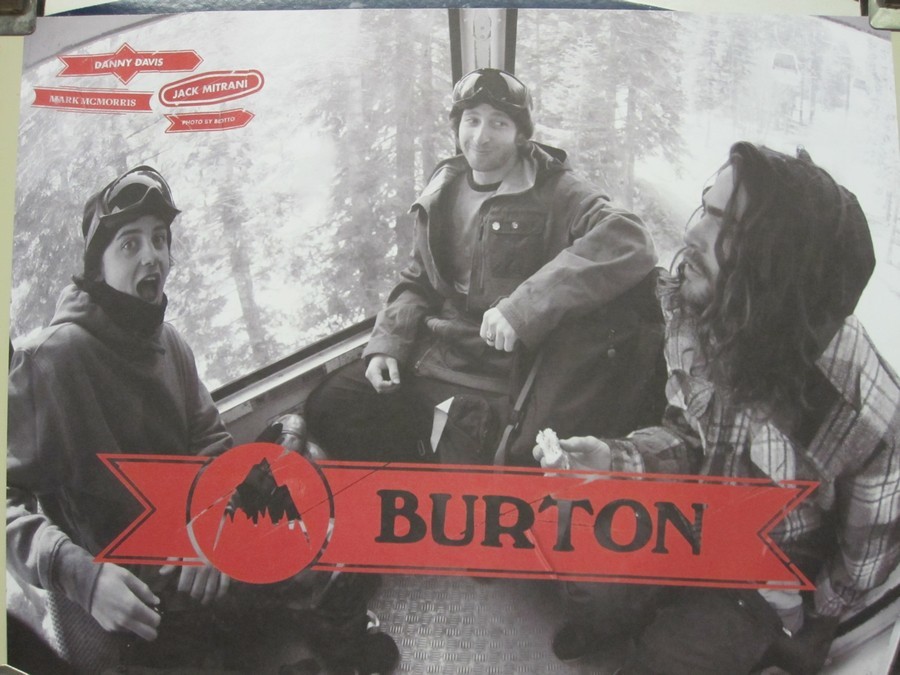 Poster Promozionale Burton Snowboard 2013 Mark McMorris &amp; Hannah, Originale 12x16 Double Face