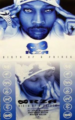 RZA WU-TANG 2003 birth of a prince promotional poster Flawless New