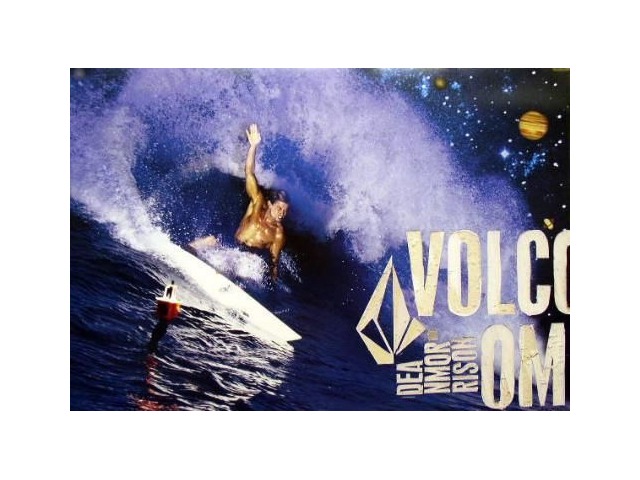 2005 VOLCOM Dean Morrison SURF promotional poster Flawless New Old