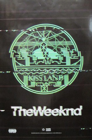 The Weeknd 2013 Kissland Huge 2 Sided Promotional Poster Excellent New Old Stock Ebay