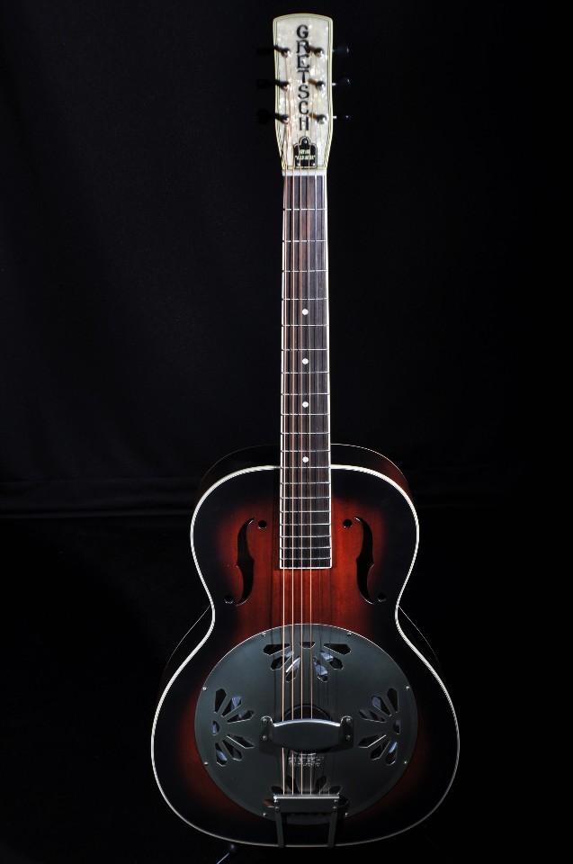 Gretsch G9240 Alligator Biscuit Resonator Guitar Sunburst Round Neck StreetSoundsNYC