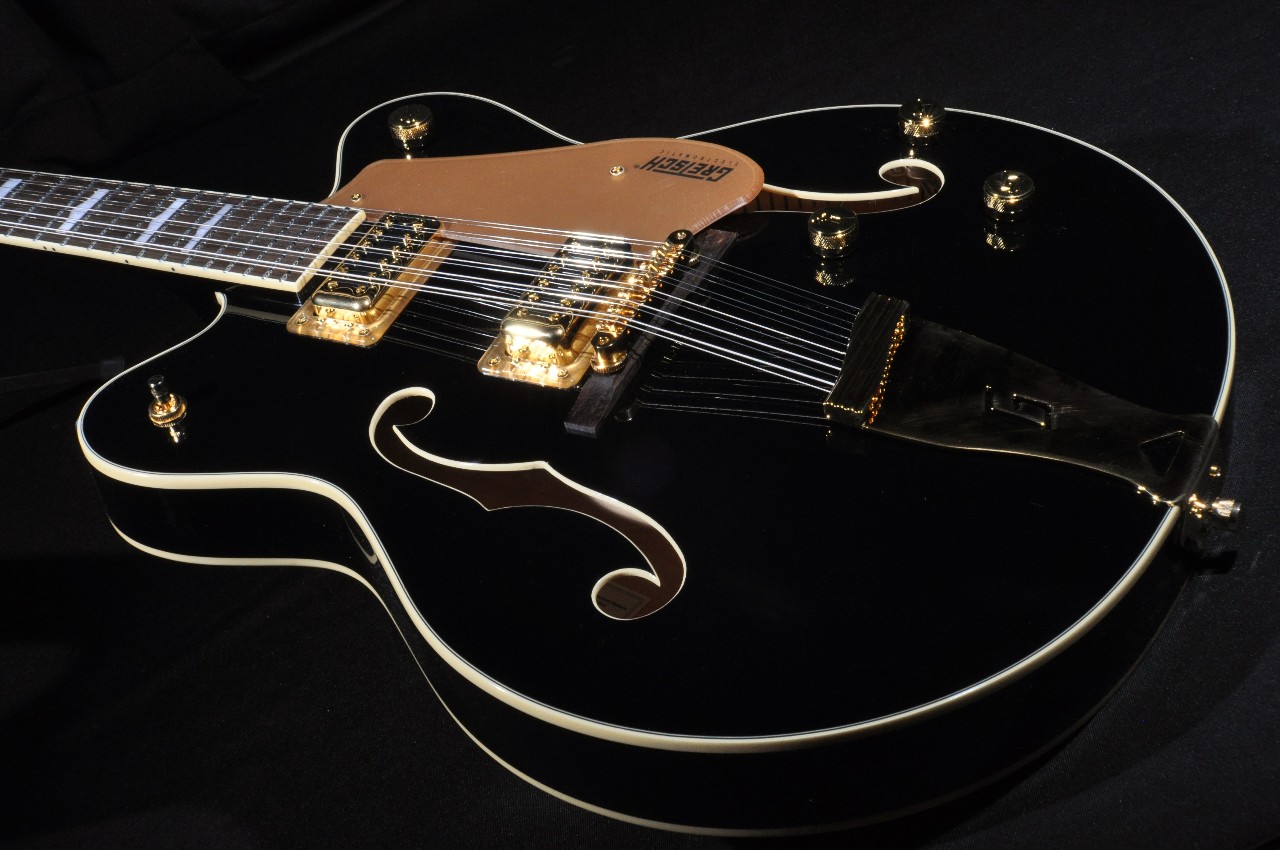 Gretsch G5422G12 Black W/Gold Hardware 12 String Electric Hollow Body