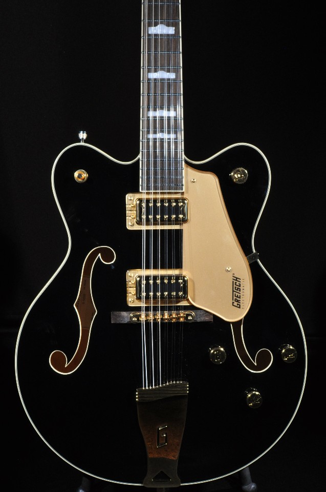 Gretsch G5422G12 Black W/Gold Hardware Mint 12 String Electric Hollow Body Guitar 2019