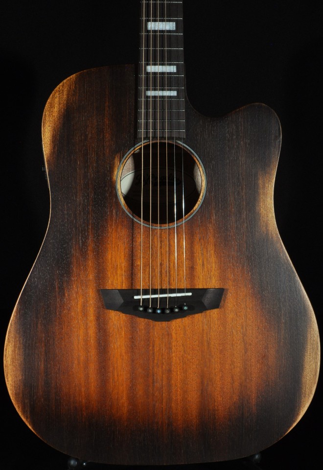 Dangelico Premier Bowery Acoustic Guitar Aged Natural Dangelico Premier Bowery Acoustic Guitar Aged Natural