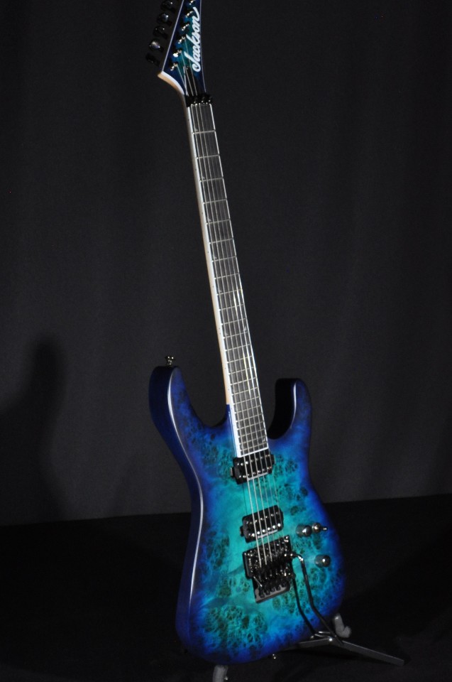 Jackson Pro Soloist SL2P Aqua Shock Electric Guitar StreetSoundsNYC