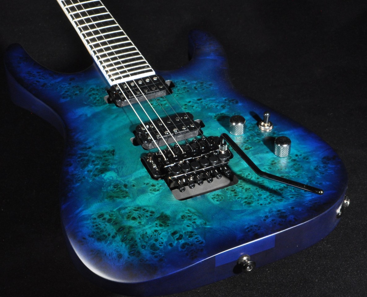 Jackson Pro Soloist SL2P Aqua Shock Electric Guitar StreetSoundsNYC