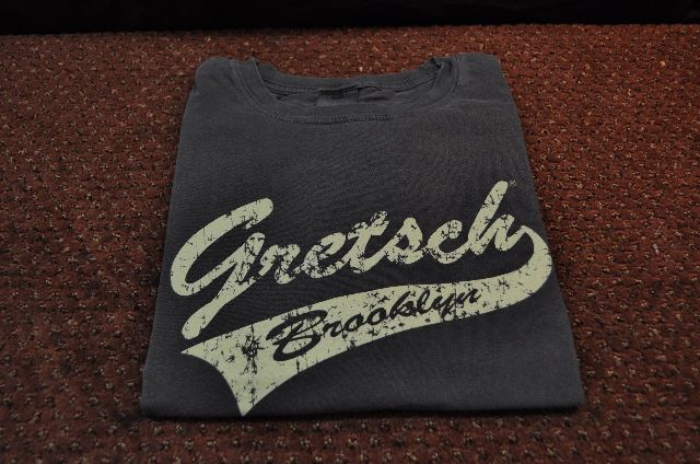 Gretsch Brooklyn Tail Tee Shirt Faded Black Large