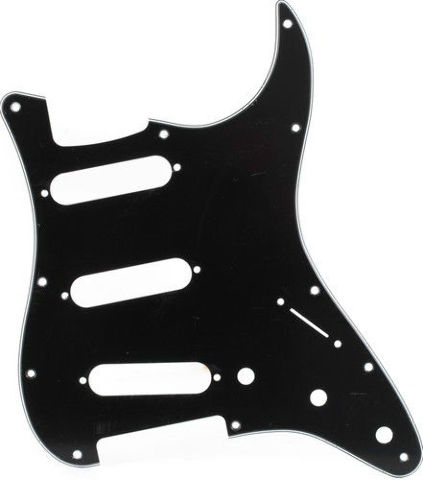 Fender Pickguard Stratocaster B/W/B 11-Hole Std 3-Ply (0991359000)