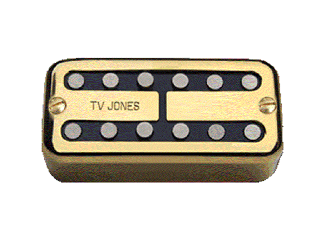 TV Jones Magna'Tron Universal Mount Gold Neck Pickup MTN-UVGLD