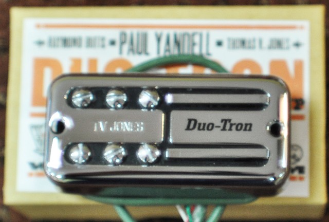 TV Jones Paul Yandell Duo Tron Universal Mount Chrome Bridge Pickup