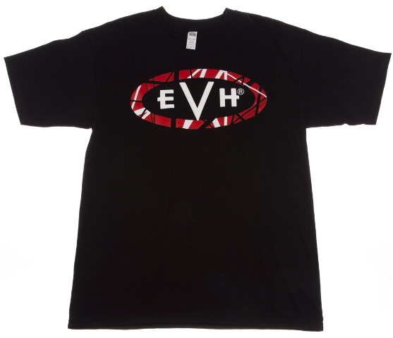 EVH Logo Tee Shirt Black X-Large Short Sleeve 912-2001-606