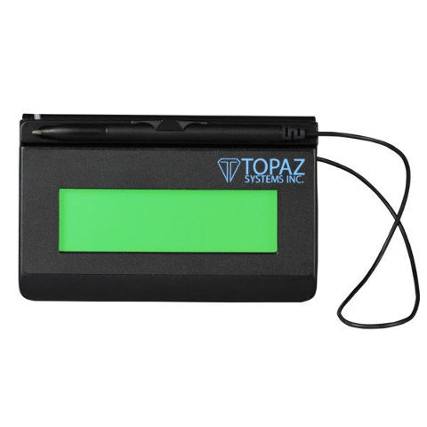 TOPAZ T-L462-B SIGNATURE GEM 1X5 SERIAL NO BACKLIGHT NO PEN NO CABLES