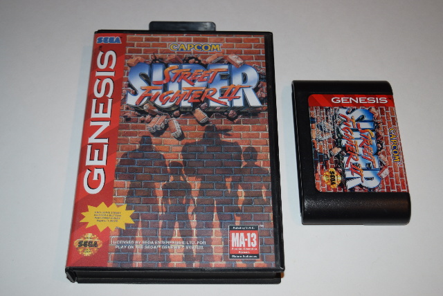 Super Street Fighter II Sega Genesis Video Game Cart w/ Box Only ...