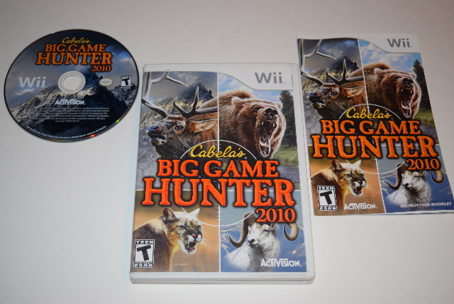 Cabela s Big Game Hunter 2010 Nintendo Wii Video Game Complete 47875759299 EBay
