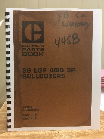 Caterpillar 3S LGP and 3P Bulldozer Parts Book Serial # 85U1-UP 86U1-UP UEG0704S