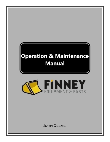 John Deere 240 250 Low Serial Num Operator Manual JD OMKV11661 Book Early SN