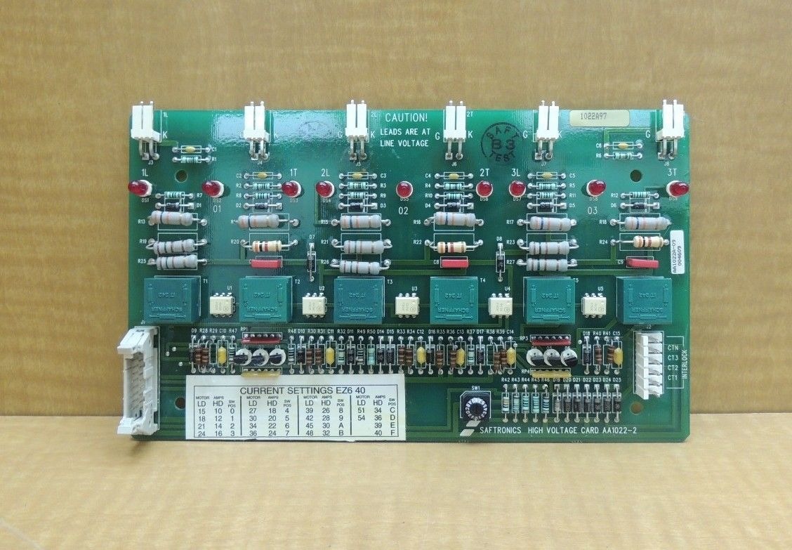 New Saftronics High Voltage Card Model:EZ6-40 Part # AA1022-2