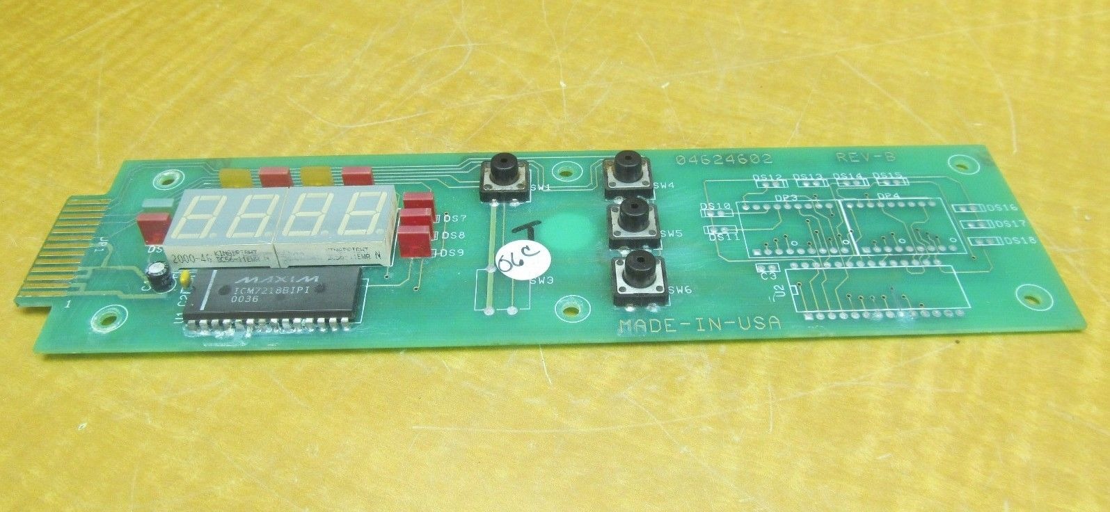 Used Partlow PCB SP04624607  04624602 REV-B