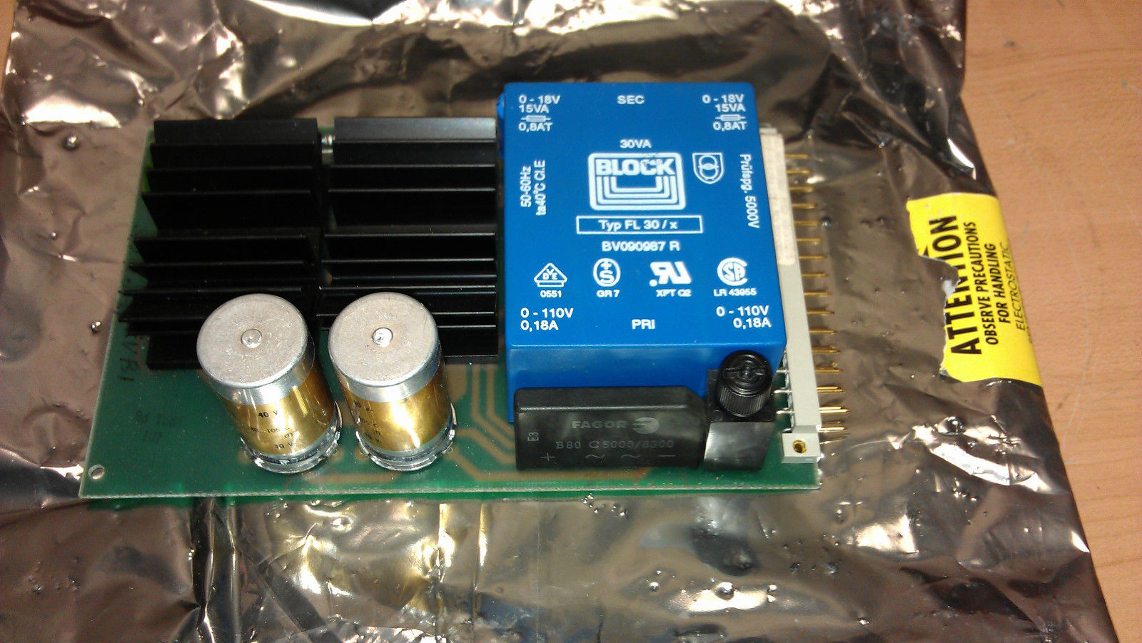 New Rofin Sinar Power Supply 581008 REV B1 BV090987