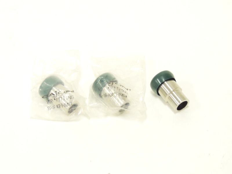 New Swagelok Cajon Fitting SS-16-VCR-3-16MTW LOT OF 3 3000 psig Working Pressure
