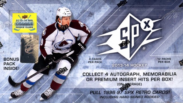 2013/14 Upper Deck SPx Hockey Hobby Box (Sealed) 13/14