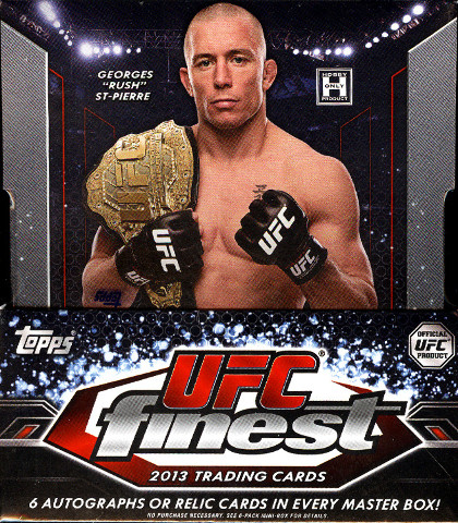 2013 Topps UFC Finest Hobby Master Box (Factory Sealed)(contains 2 mini-boxes)